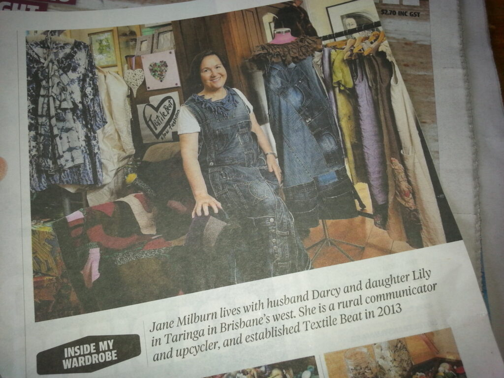 Sunday Mail Inside My wardrobe Jane Milburn Textile Beat