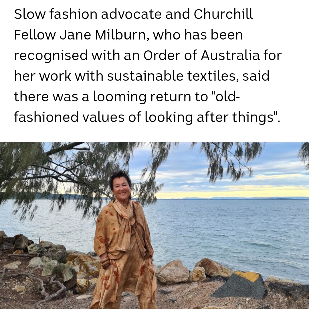 Jane Milburn believes that regenerating our agency in the wardrobe enables us to become independent of the fast-fashion supply chain, saving money and helping to reduce textile waste. She shared these views in an article w